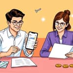 Open a joint checking-credit account for integrated control