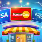Compare card networks for merchant acceptance and features