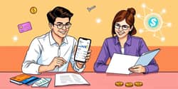 Open a joint checking-credit account for integrated control