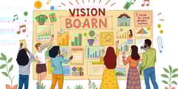 Connect your vision board to financial goals