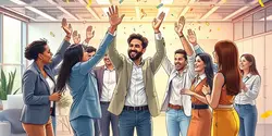 Acknowledge money wins to reinforce positive action