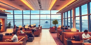 Evaluate cards that offer airport lounge access
