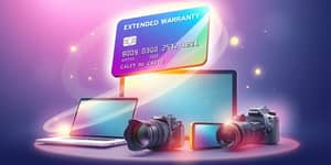 Explore cards offering extended warranties on electronics