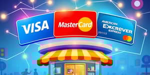 Compare card networks for merchant acceptance and features