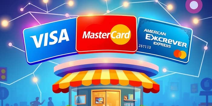 Compare card networks for merchant acceptance and features