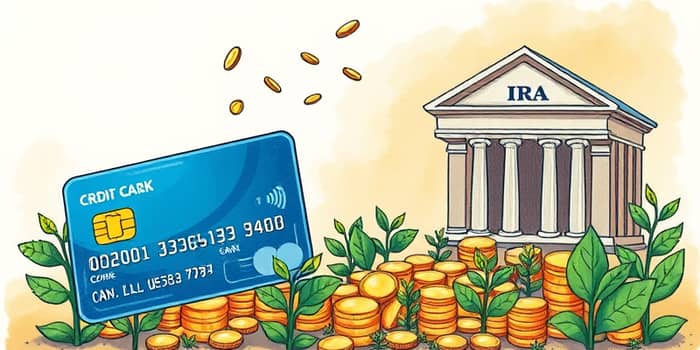 Combine credit and investment products with cashback to IRAs