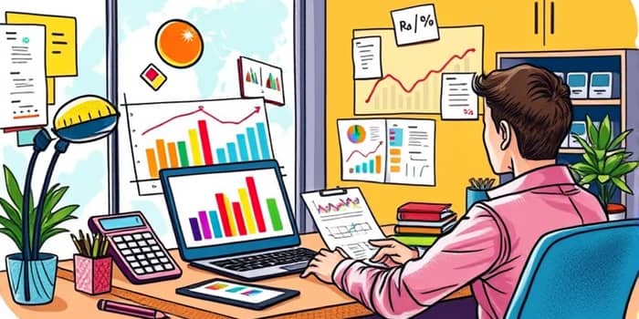 Use simple ratios to track financial health easily