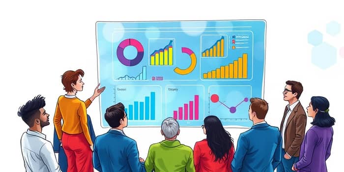Use visual tools to simplify complex financial ideas