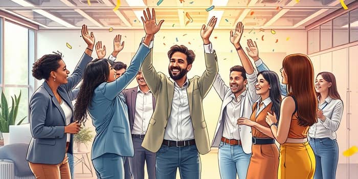 Acknowledge money wins to reinforce positive action