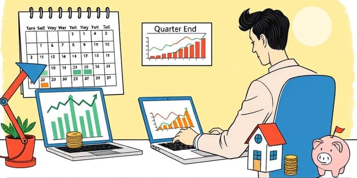 Track net worth quarterly to monitor financial direction