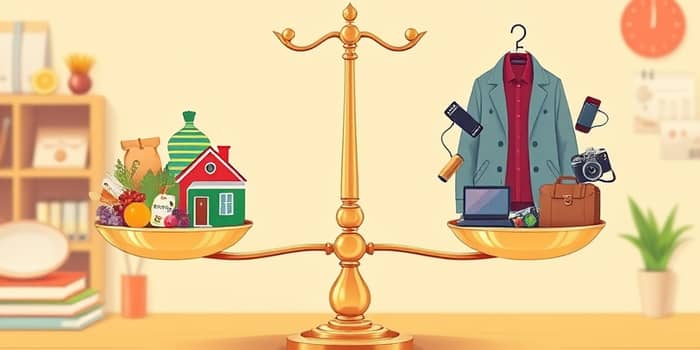 Separate needs and wants for more mindful spending