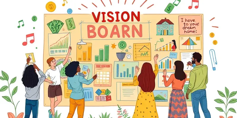 Connect your vision board to financial goals